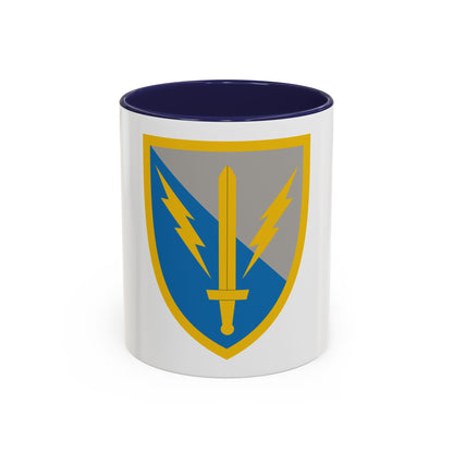 201st Expeditionary Military Intelligence Brigade (U.S. Army) Accent Coffee Mug