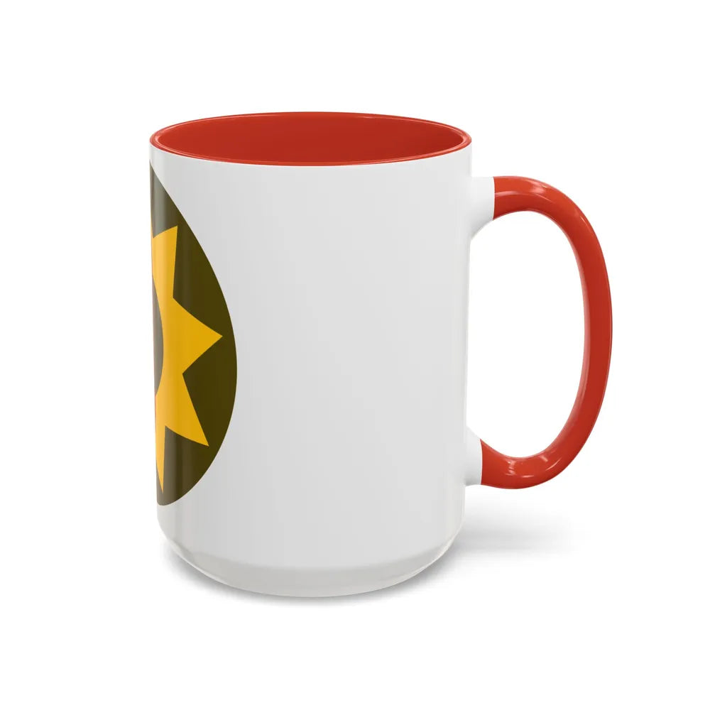 Pacific Coastal Frontier (U.S. Army) Accent Coffee Mug-Go Mug Yourself