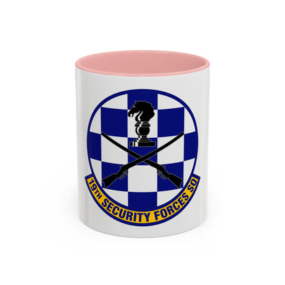 19 Security Forces Squadron AMC (U.S. Air Force) Accent Coffee Mug
