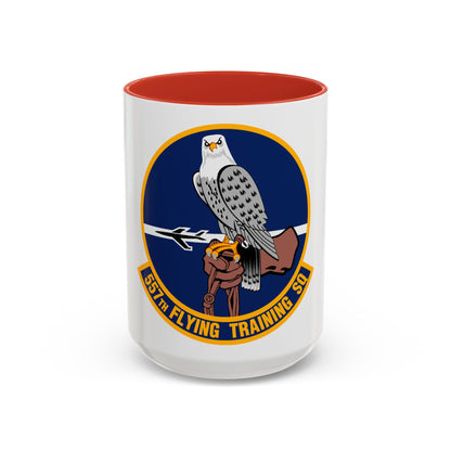 557 Flying Training Squadron AETC (U.S. Air Force) Accent Coffee Mug