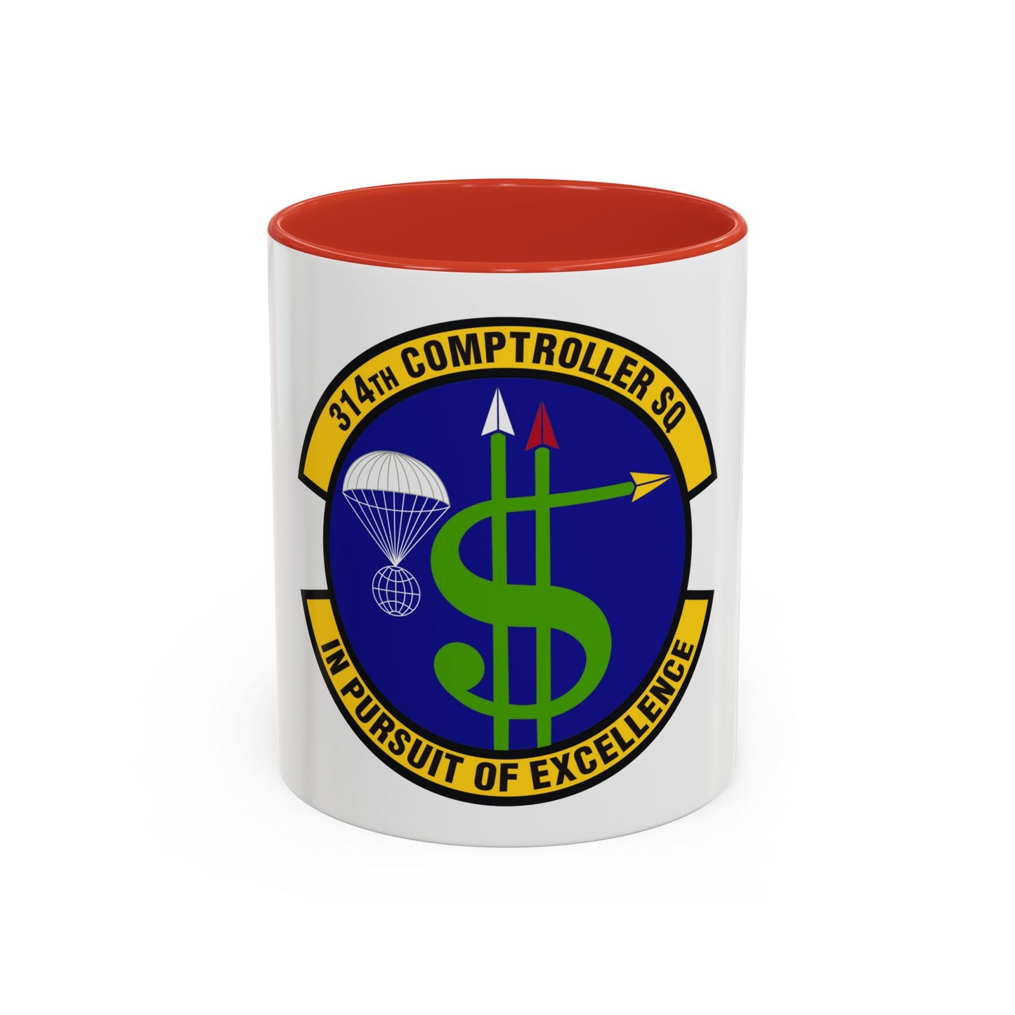 314th Comptroller Squadron (U.S. Air Force) Accent Coffee Mug