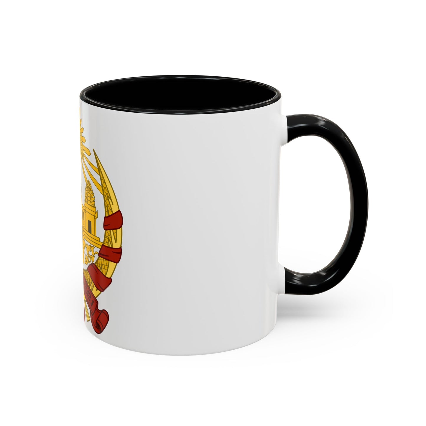 Coat of arms of the Khmer Republic - Accent Coffee Mug