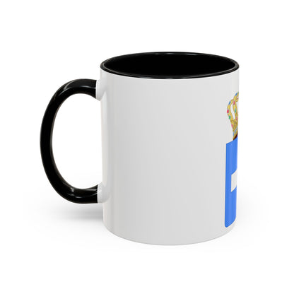 Lesser Coat of Arms of Greece (Wittelsbach) - Accent Coffee Mug