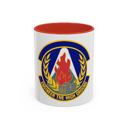 50th Civil Engineer Squadron (U.S. Air Force) Accent Coffee Mug