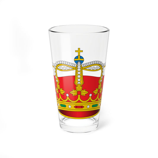 Corona real heráldica de España (Spain) (Coat of Arms) Pint Glass 16oz