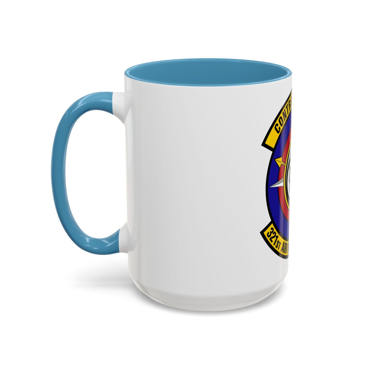 321 Air Mobility Operations Squadron (U.S. Air Force) Accent Coffee Mug