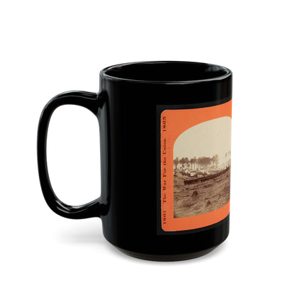 Mounting Guard  001 (U.S. Civil War) Black Coffee Mug
