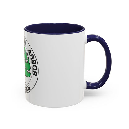 Seal of Ann Arbor Michigan - Accent Coffee Mug