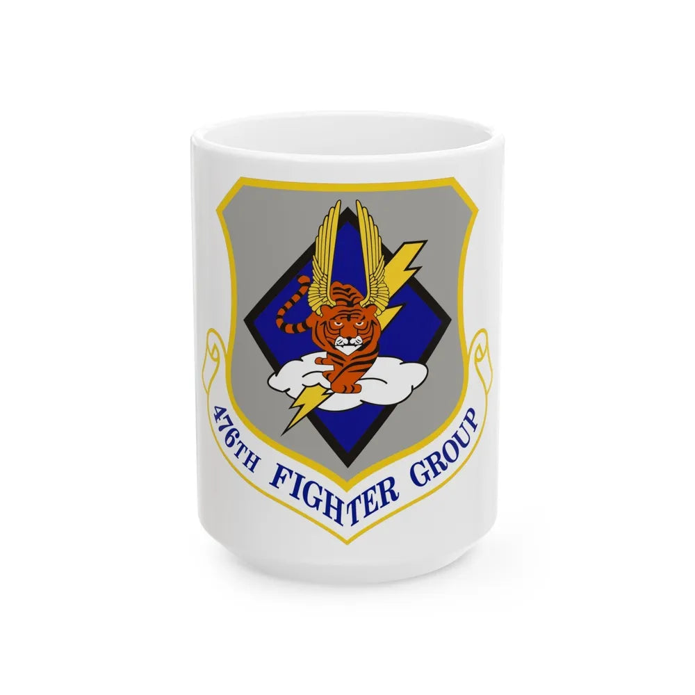 476 Fighter Group AFRC (U.S. Air Force) White Coffee Mug-15oz-Go Mug Yourself