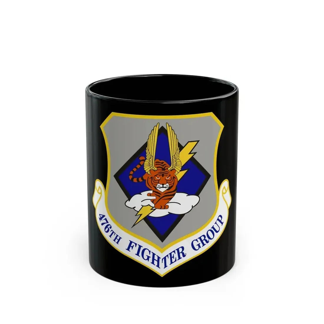 476 Fighter Group AFRC (U.S. Air Force) Black Coffee Mug 11oz - Go Mug Yourself