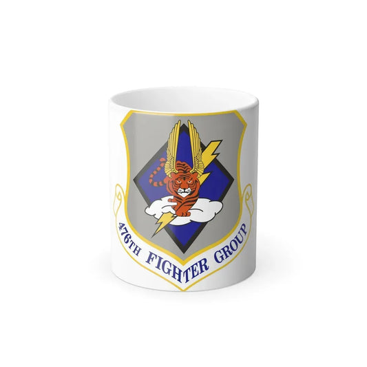 476 Fighter Group AFRC (U.S. Air Force) Color Changing Coffee Mug 11oz - Go Mug Yourself