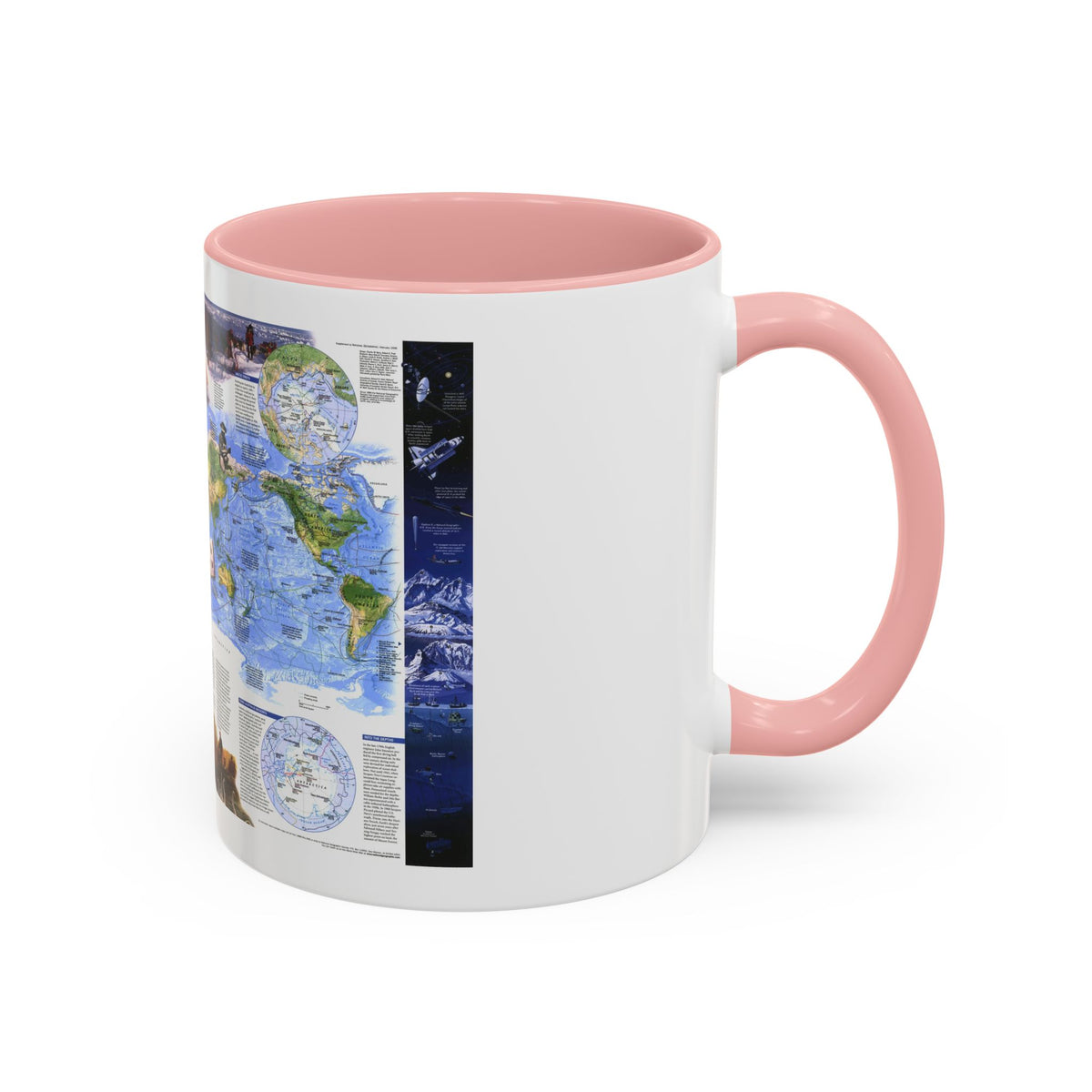 World Map - Exploration (1998) (Map) Accent Coffee Mug