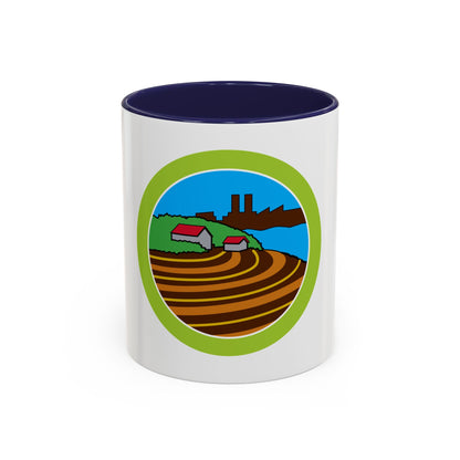 Soil Water Conservation (Boy Scout Merit Badge) Accent Coffee Mug