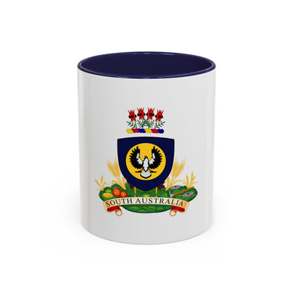 Coat of arms of South Australia - Accent Coffee Mug