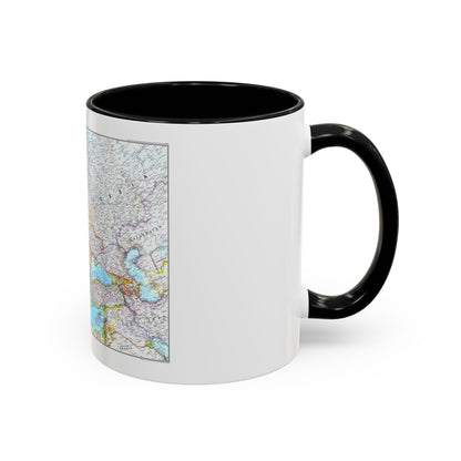 Europe (1992) (Map) Accent Coffee Mug