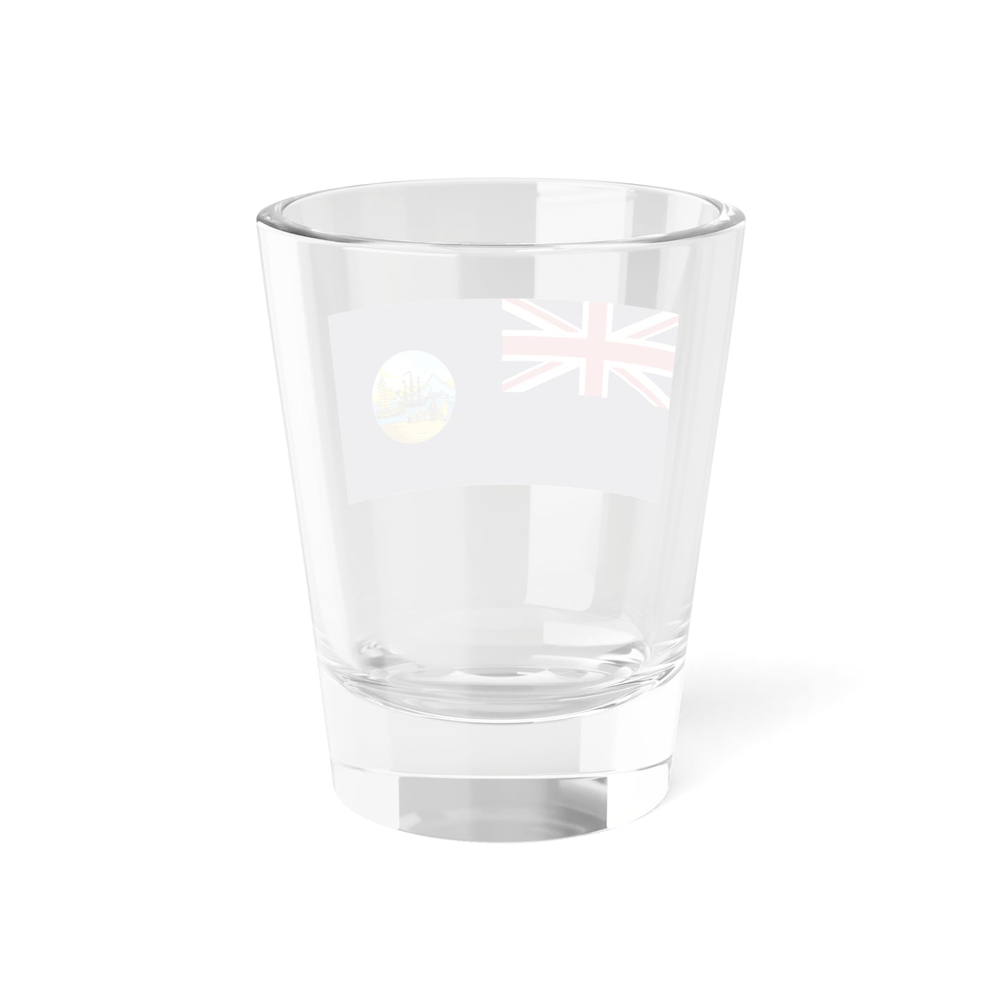 Flag of Hong Kong 1955-1959 (China) Shot Glass 1.5oz