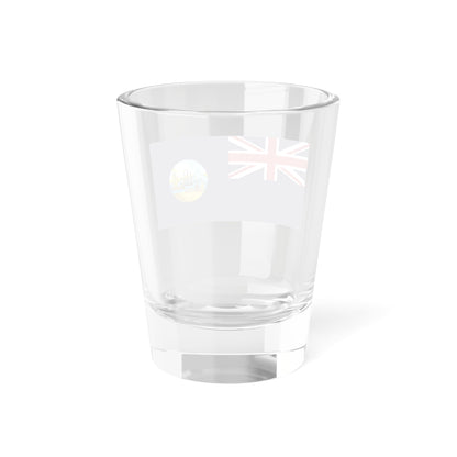Flag of Hong Kong 1955-1959 (China) Shot Glass 1.5oz