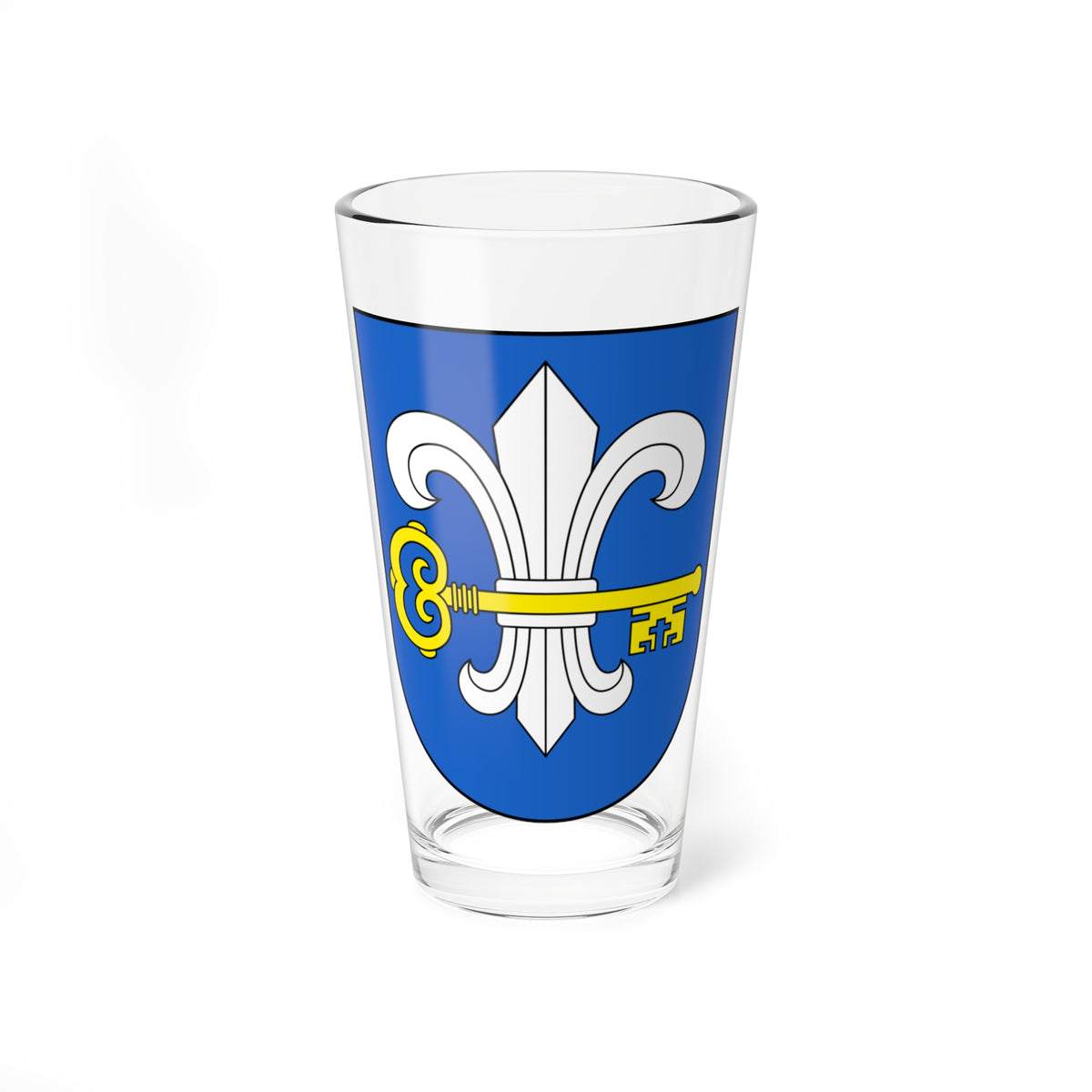 Oberhallau-blazon (Switzerland) (Coat of Arms) Pint Glass 16oz