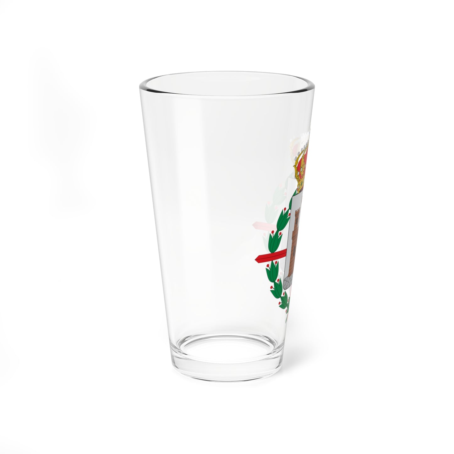 Escudo de Bubierca (Spain) (Coat of Arms) Pint Glass 16oz