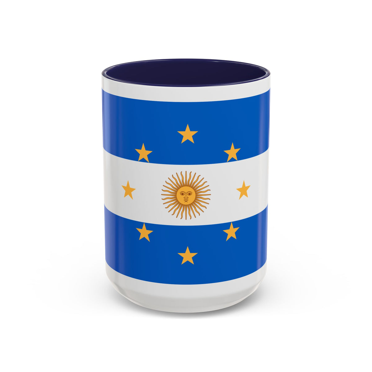 Navy Jack of Argentina 1818 - Accent Coffee Mug