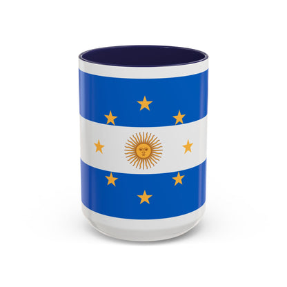 Navy Jack of Argentina 1818 - Accent Coffee Mug