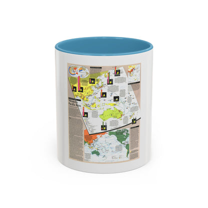 Pacific - Western Rim (1989) (Map) Accent Coffee Mug