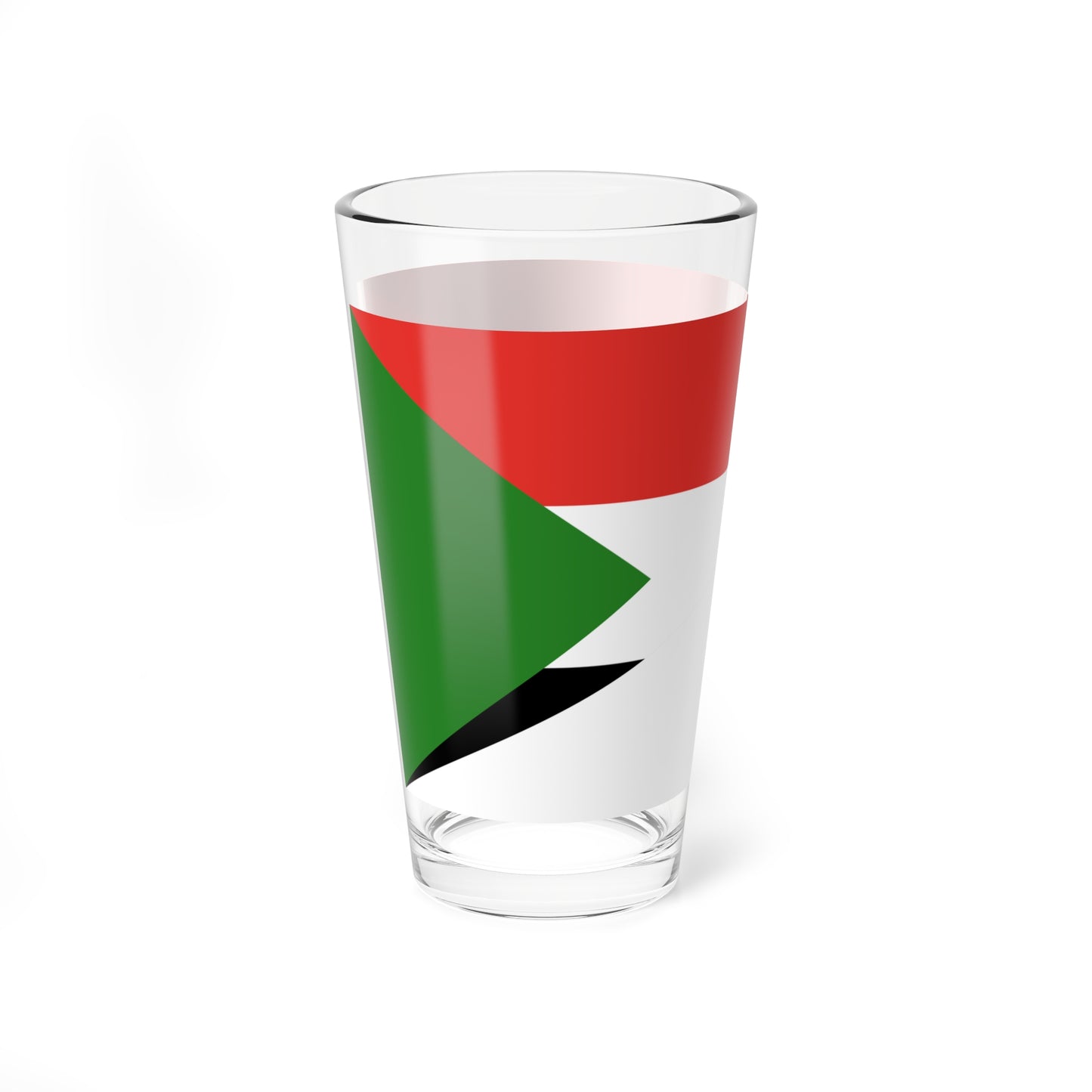 Flag of Indonesia and Sudan (Indonesia) Pint Glass 16oz