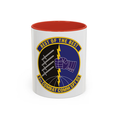 5 Combat Communications Support Squadron ACC (U.S. Air Force) Accent Coffee Mug