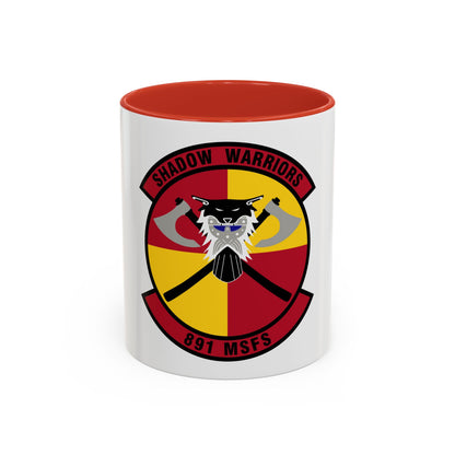 891 Missile Security Forces Squadron AFGSC (U.S. Air Force) Accent Coffee Mug