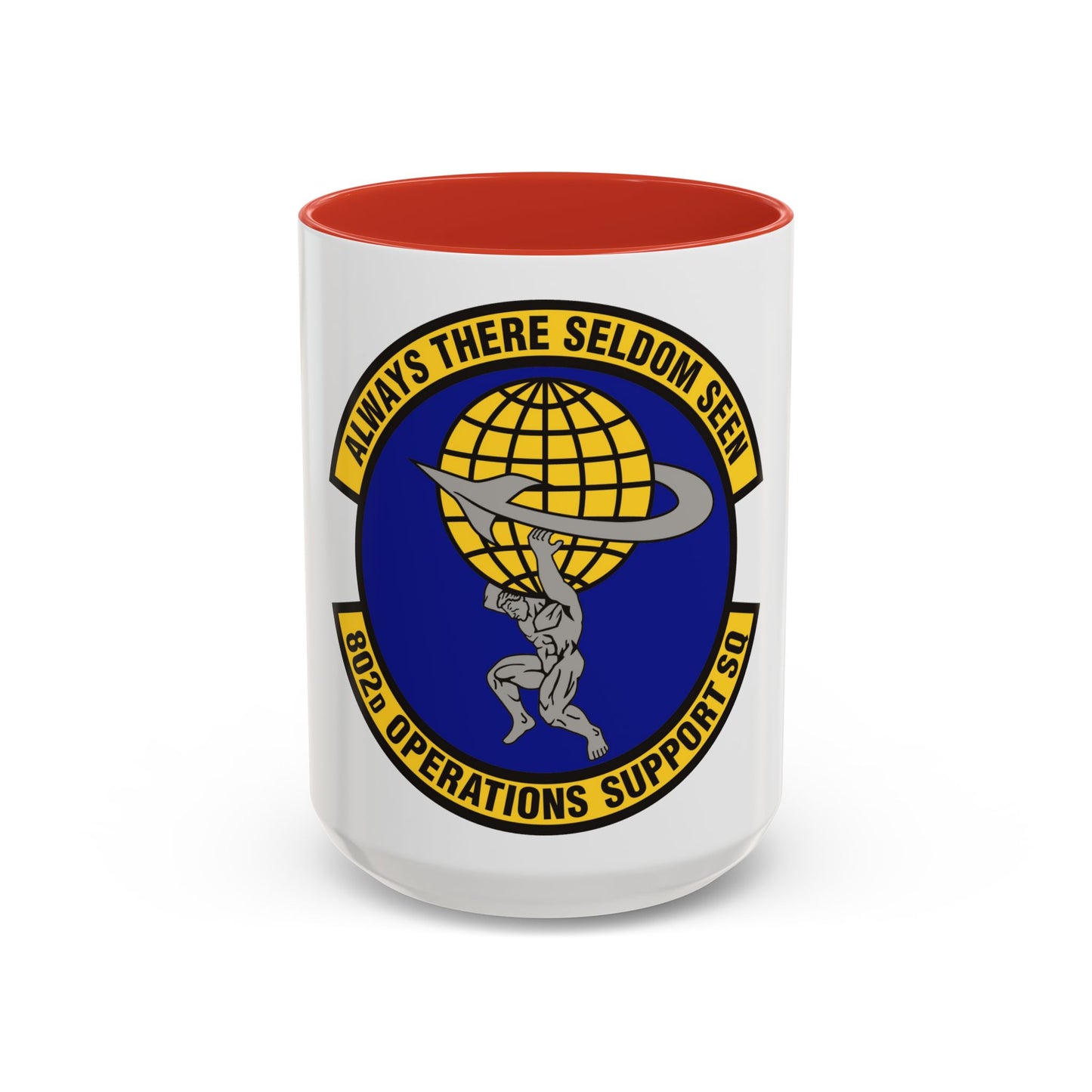 802d Operations Support Squadron (U.S. Air Force) Accent Coffee Mug