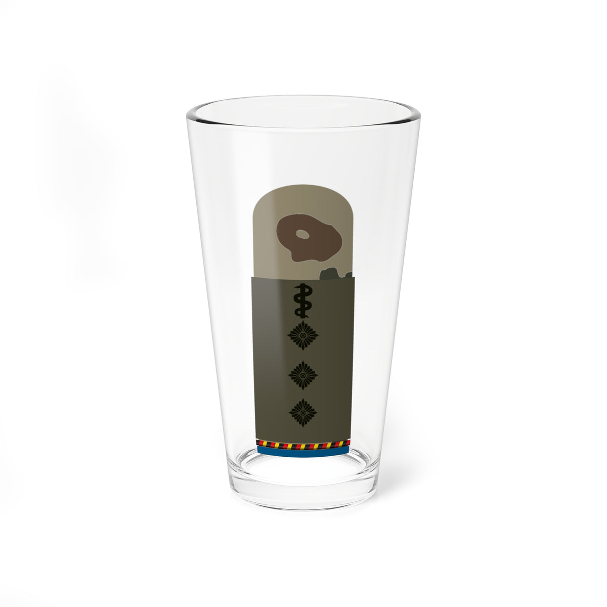 HA OS3 43b Stabsarzt d.R HLog HMx L (Germany) (Military Rank) Pint Glass 16oz