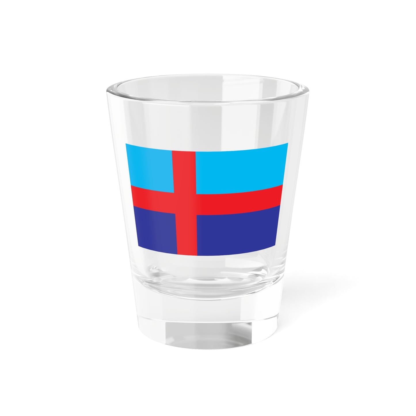 Flag of Bohuslan (Sweden) Shot Glass 1.5oz