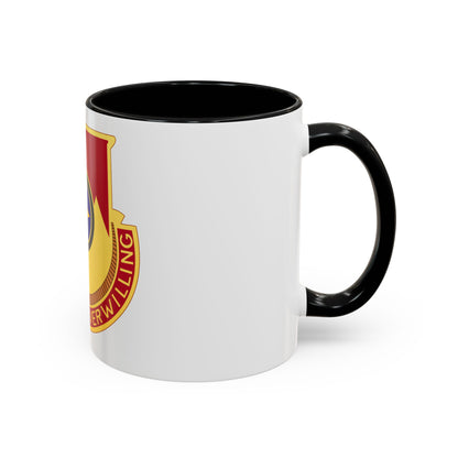 607th Armored Field Artillery Battalion (U.S. Army) Accent Coffee Mug