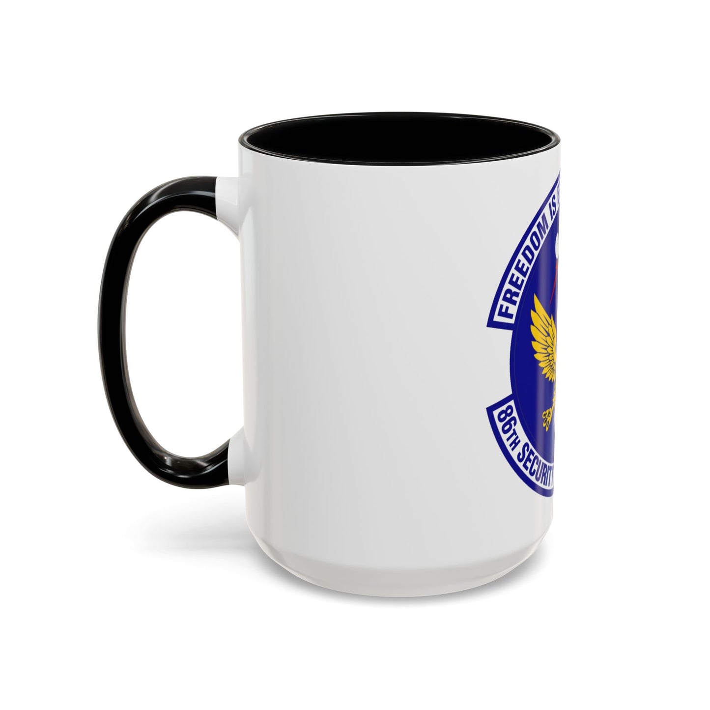 86 Security Forces Squadron USAFE (U.S. Air Force) Accent Coffee Mug