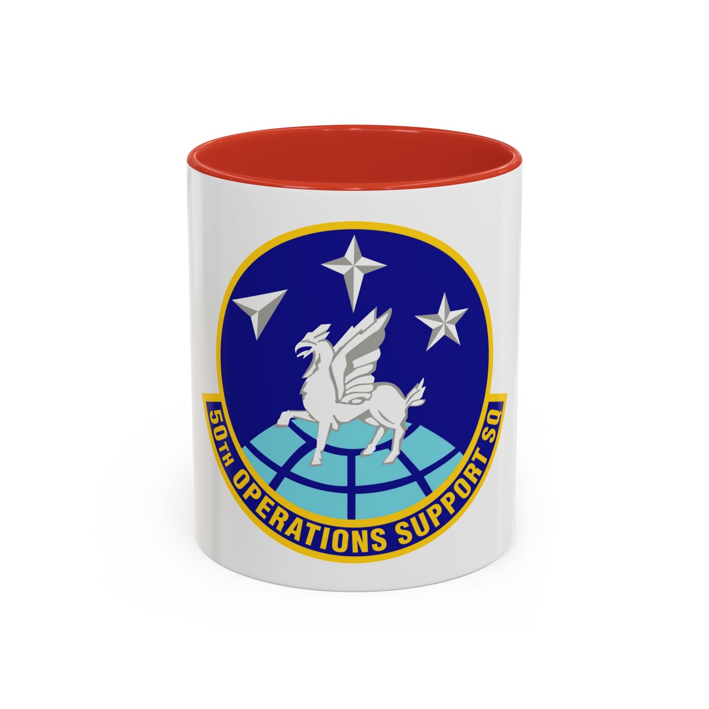50th Operations Support Squadron (U.S. Air Force) Accent Coffee Mug