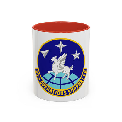 50th Operations Support Squadron (U.S. Air Force) Accent Coffee Mug