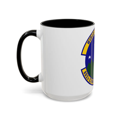 802d Communications Squadron (U.S. Air Force) Accent Coffee Mug