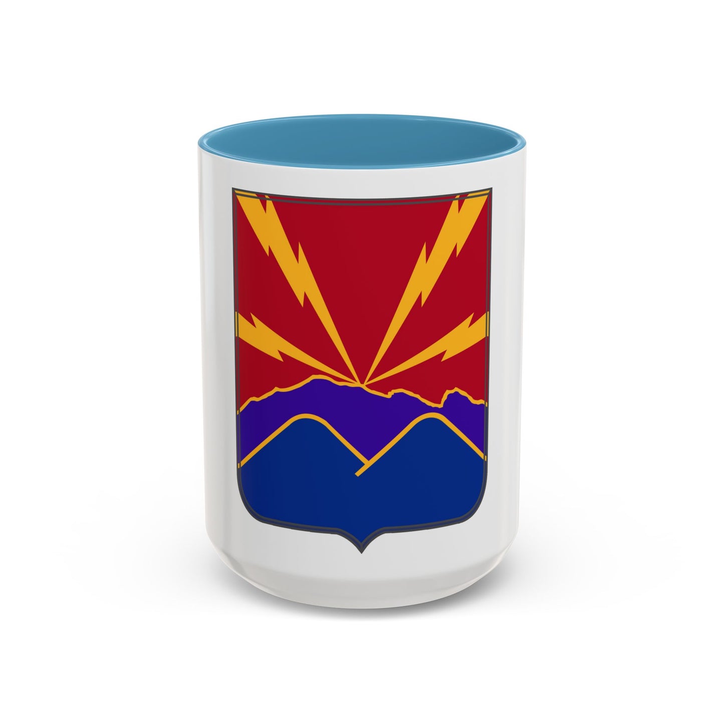593rd Field Artillery Battalion v2 (U.S. Army) Accent Coffee Mug