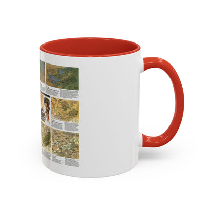USA - Ohio Valley 2 (1985) (Map) Accent Coffee Mug
