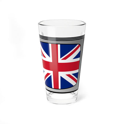 Union flag tv (United Kingdom) Pint Glass 16oz