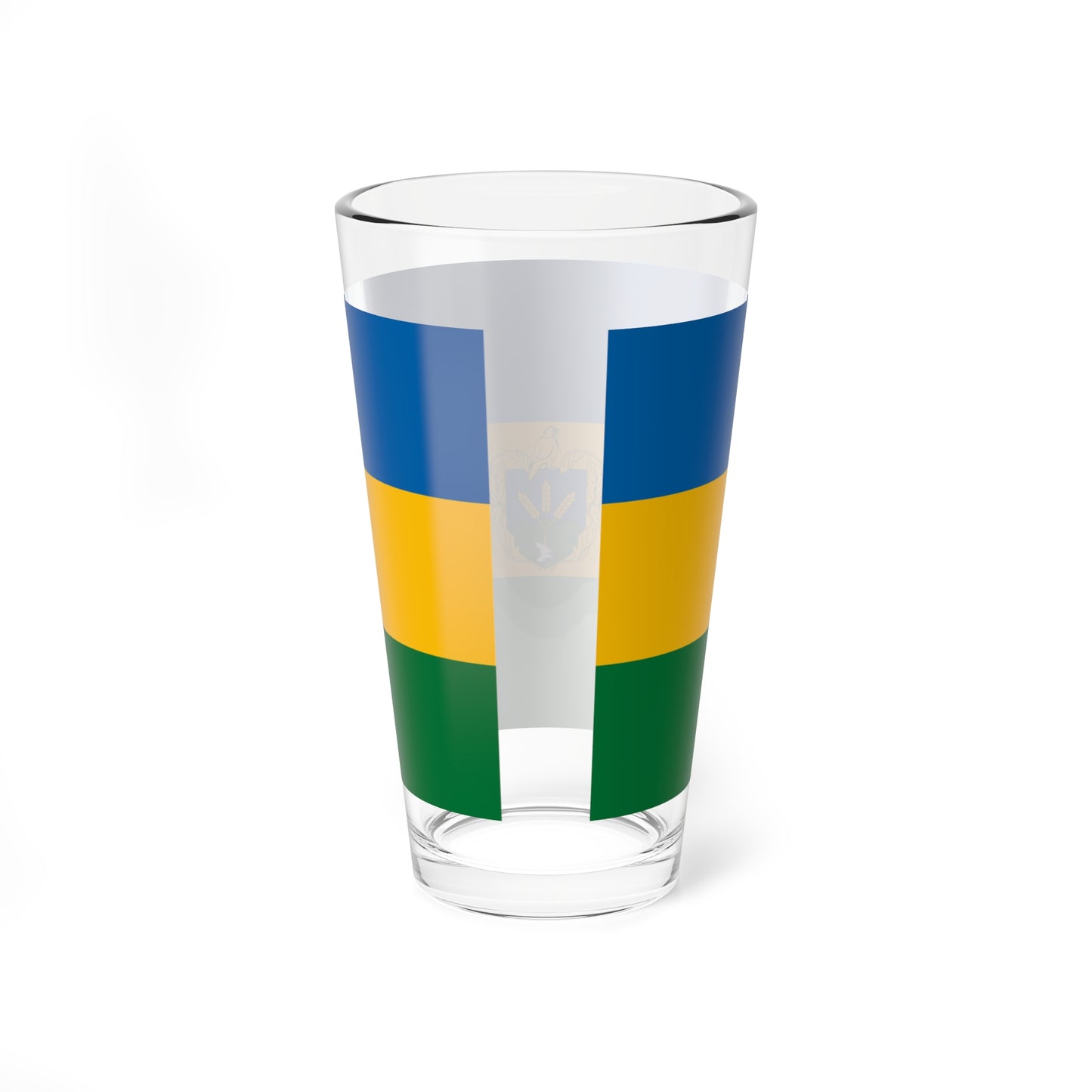 Flag of Piliscsaba variant (Hungary) Pint Glass 16oz