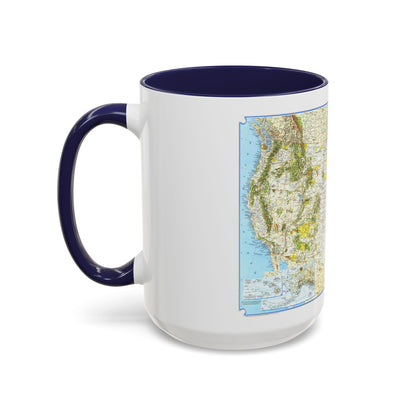 North America - Vacationlands (1966) (Map) Accent Coffee Mug