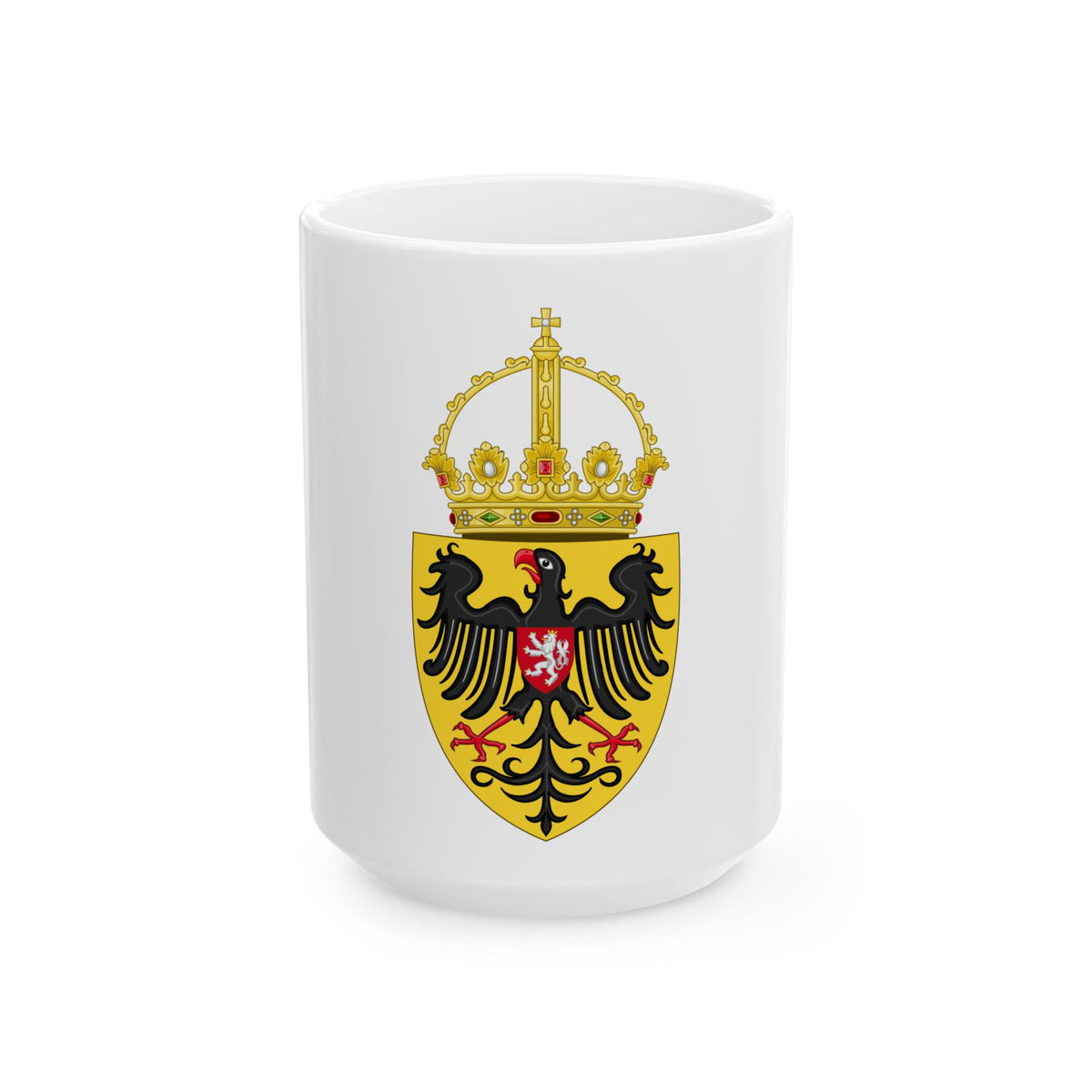 Coat of arms of Charles IV, Holy Roman Emperor - White Coffee Mug