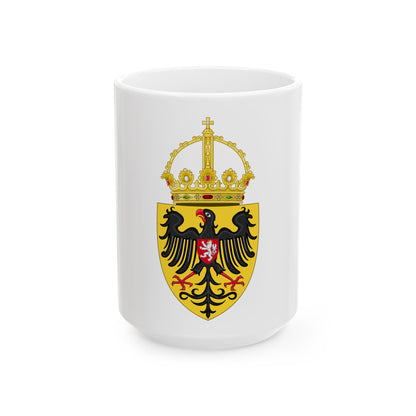 Coat of arms of Charles IV, Holy Roman Emperor - White Coffee Mug