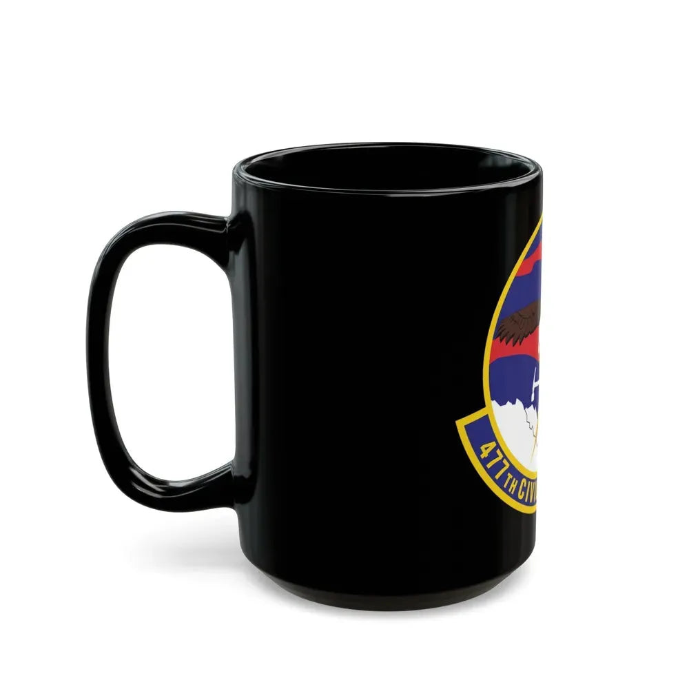 477th Civil Engineer Squadron (U.S. Air Force) Black Coffee Mug - Go Mug Yourself