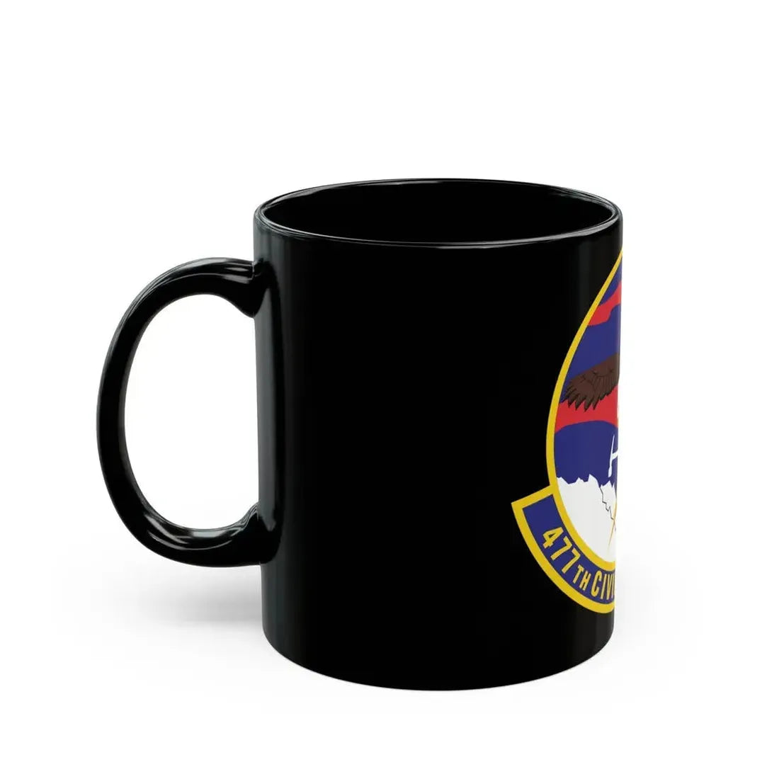 477th Civil Engineer Squadron (U.S. Air Force) Black Coffee Mug - Go Mug Yourself