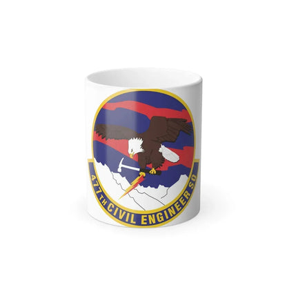 477th Civil Engineer Squadron (U.S. Air Force) Color Changing Coffee Mug 11oz - Go Mug Yourself