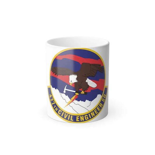 477th Civil Engineer Squadron (U.S. Air Force) Color Changing Coffee Mug 11oz - Go Mug Yourself