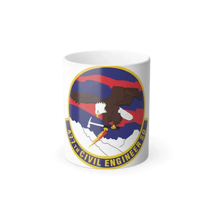 477th Civil Engineer Squadron (U.S. Air Force) Color Changing Coffee Mug 11oz - Go Mug Yourself
