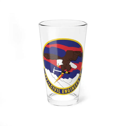 477th Civil Engineer Squadron (U.S. Air Force) Pint Glass 16oz 16oz - Go Mug Yourself